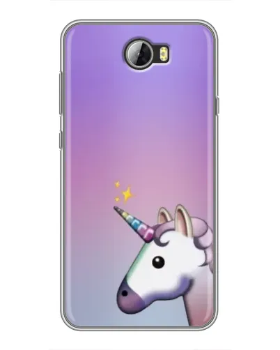 Чехол для Huawei Y5II с картинкой «Единорог градиент» Чехол для Huawei Y5II с картинкой «Единорог градиент»