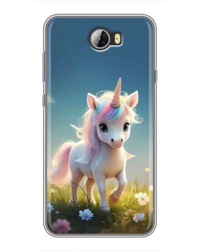 Чехол для Huawei Y5II с картинкой «Единорог на поляне» Чехол для Huawei Y5II с картинкой «Единорог на поляне»