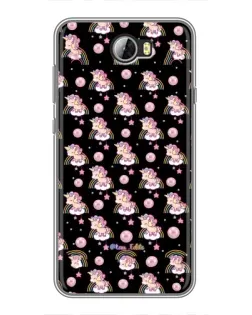 Чехол для Huawei Y5II с картинкой «Magic Unicorn паттерн»
