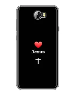 Чохол для Huawei Y5II з картинкою «Серце - Jesus» Чохол для Huawei Y5II з картинкою «Серце - Jesus»