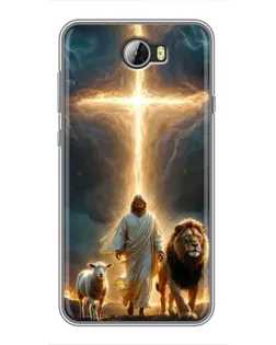 Чохол для Huawei Y5II з картинкою «Лев Юди та Світло» Чохол для Huawei Y5II з картинкою «Лев Юди та Світло»