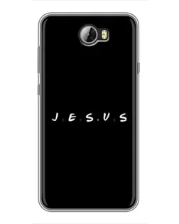 Чехол для Huawei Y5II с картинкой «Точки веры J.E.S.U.S.»