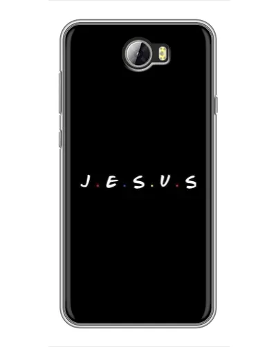Чехол для Huawei Y5II с картинкой «Точки веры J.E.S.U.S.»