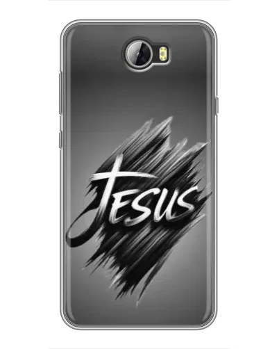 Чехол для Huawei Y5II с картинкой «Надпись Jesus Graffiti»