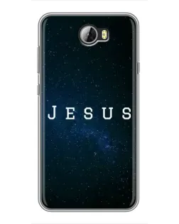 Чехол для Huawei Y5II с картинкой «Звездное небо Jesus»