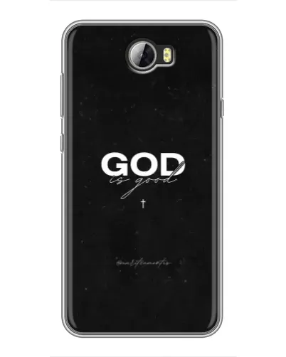 Чехол для Huawei Y5II с картинкой «GOD — Бог над всем»