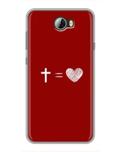 Чехол для Huawei Y5II с картинкой «Уравнение любви»