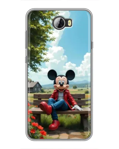 Чехол для Huawei Y5II с картинкой «Микки на скамейке» Чехол для Huawei Y5II с картинкой «Микки на скамейке»