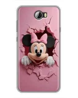 Чехол для Huawei Y5II с картинкой «Минни сквозь стену»