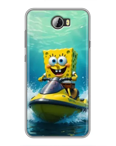 Чехол для Huawei Y5II с картинкой «Спанч Боб на гидроцикле» Чехол для Huawei Y5II с картинкой «Спанч Боб на гидроцикле»