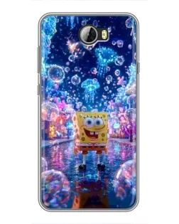 Чехол для Huawei Y5II с картинкой «Неоновый океан»