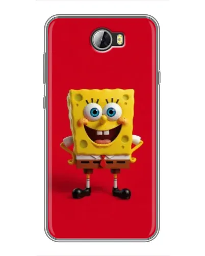 Чехол для Huawei Y5II с картинкой «Спанч Боб на красном» Чехол для Huawei Y5II с картинкой «Спанч Боб на красном»
