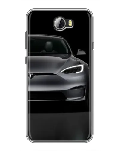 Чехол для Huawei Y5II с картинкой «Tesla Model S Look»