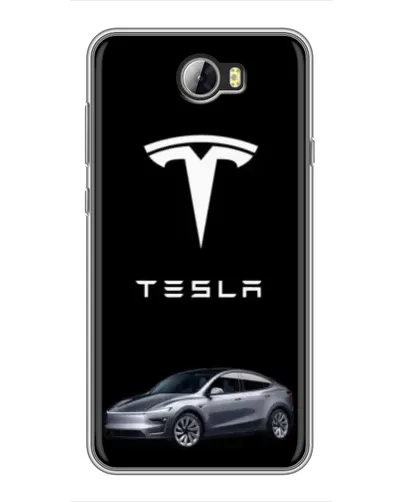 Чехол для Huawei Y5II с картинкой «Tesla Model Y»