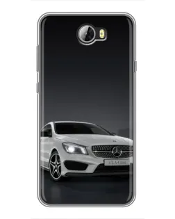 Чехол для Huawei Y5II с картинкой «Mercedes AMG GT Silver»