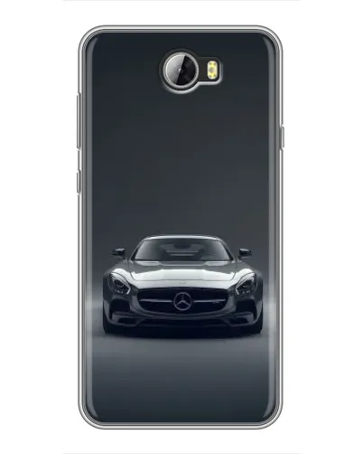 Чехол для Huawei Y5II с картинкой «Mercedes на черном»