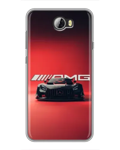 Чехол для Huawei Y5II с картинкой «Mercedes AMG — красная линия»