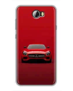 Чехол для Huawei Y5II с картинкой «Красный Mercedes AMG»