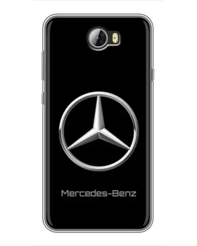 Чехол для Huawei Y5II с картинкой «Mercedes Silver Logo»