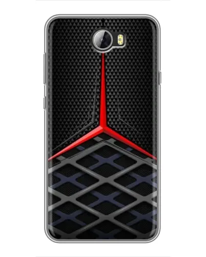 Чехол для Huawei Y5II с картинкой «Mercedes Carbon Grid»
