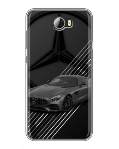 Чехол для Huawei Y5II с картинкой «Mercedes AMG — графика»