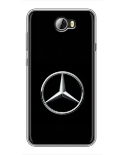 Чехол для Huawei Y5II с картинкой «Mercedes классический лого»