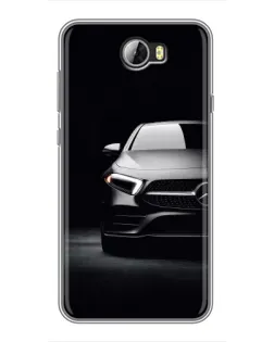 Чехол для Huawei Y5II с картинкой «Свет фар Mercedes»