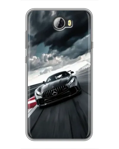 Чехол для Huawei Y5II с картинкой «Гоночный Mercedes AMG»