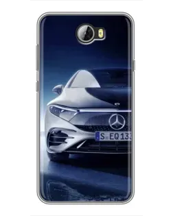 Чехол для Huawei Y5II с картинкой «Mercedes EQ — будущее»