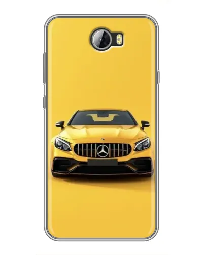 Чехол для Huawei Y5II с картинкой «Желтый Mercedes GT»