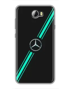 Чехол для Huawei Y5II с картинкой «Спортивные линии Mercedes»