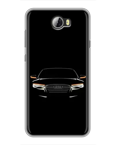 Чехол для Huawei Y5II с картинкой «Audi — ночной контур»