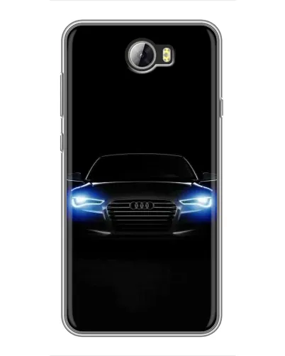 Чехол для Huawei Y5II с картинкой «Audi в неоне»