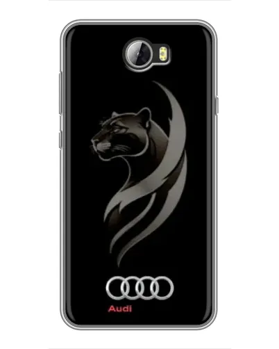 Чехол для Huawei Y5II с картинкой «Графика — пантера и Audi»
