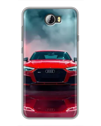 Чехол для Huawei Y5II с картинкой «Audi RS — красный стиль»