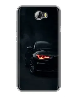 Чехол для Huawei Y5II с картинкой «Audi — хищный взгляд»
