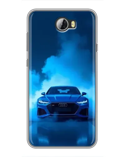 Чехол для Huawei Y5II с картинкой «Audi — голубая энергия»