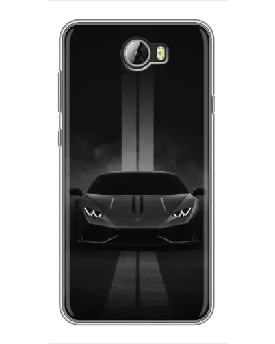 Чехол для Huawei Y5II с картинкой «Lamborghini симметрия дорог»