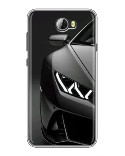 Чехол для Huawei Y5II с картинкой «Lamborghini фары детализация»
