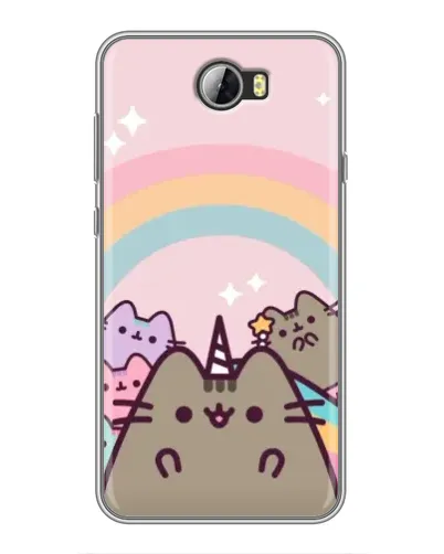 Чехол для Huawei Y5II с картинкой «Единорог Pusheen» Чехол для Huawei Y5II с картинкой «Единорог Pusheen»