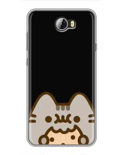 Чехол для Huawei Y5II с картинкой «Пушин на черном» Чехол для Huawei Y5II с картинкой «Пушин на черном»