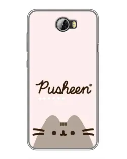 Чехол для Huawei Y5II с картинкой «Pusheen логотип»