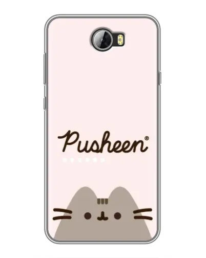 Чехол для Huawei Y5II с картинкой «Pusheen логотип» Чехол для Huawei Y5II с картинкой «Pusheen логотип»