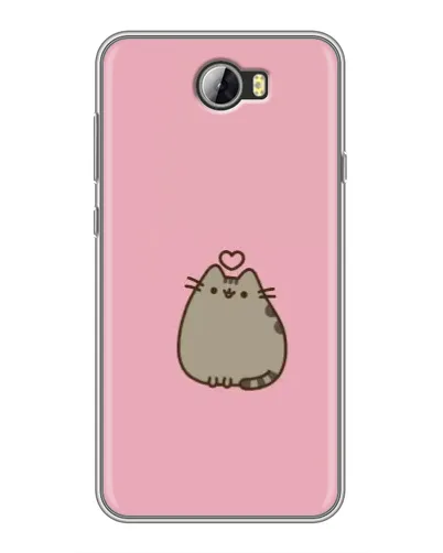 Чехол для Huawei Y5II с картинкой «Pusheen сердце» Чехол для Huawei Y5II с картинкой «Pusheen сердце»