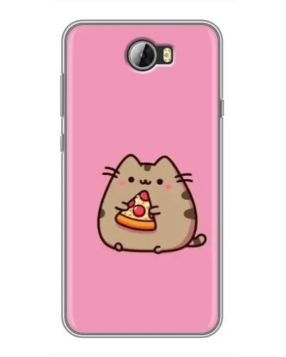 Чехол для Huawei Y5II с картинкой «Пушин с пиццей» Чехол для Huawei Y5II с картинкой «Пушин с пиццей»