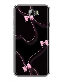Чехол для Huawei Y5II с картинкой «Розовые ленты»