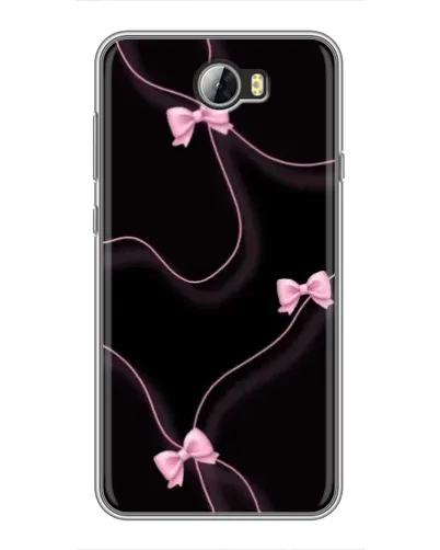 Чехол для Huawei Y5II с картинкой «Розовые ленты»