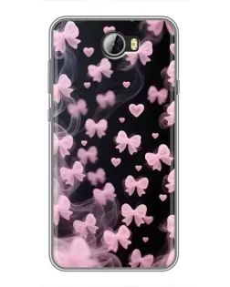 Чехол для Huawei Y5II с картинкой «Неоновое кружево»