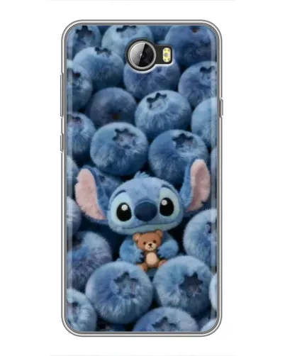 Чехол для Huawei Y5II с картинкой «Стич и голубика» Чехол для Huawei Y5II с картинкой «Стич и голубика»