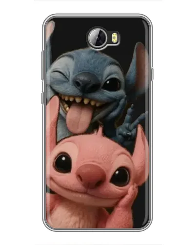 Чехол для Huawei Y5II с картинкой «Стич и Ангел» Чехол для Huawei Y5II с картинкой «Стич и Ангел»